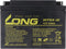 Kung Long WP24-12 batterij PB-kabel 12 volt met 24Ah en M5 platte poolaansluiting