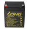 Kung Long WP5-12 lead battery 12 volt 5Ah e.g. suitable for the battery pack APCRBC140 from APC, 16