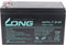 Kung Long WP7.2-12 F2 Longlife lood-vlies accu, 12V, 7.2Ah met 6.3mm Faston aansluiting