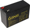 Kung Long WP7.2-12M, 12Volt, 7.2Ah VDS G101163, Faston 6.3mm