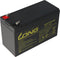 Kung Long WP7.2-12M, 12Volt, 7.2Ah VDS G101163, met Faston 4.8mm-stekkercontacten