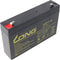 Kung Long WP7-6 accukabel 6 Volt 7Ah, Faston 6,3 mm