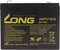 Kung Long WP7-S6 F1 loodvlies-accu, 6Volt, 7Ah met 4,8 mm Faston-aansluiting