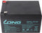Kung Long WPL12-12 F2 Longlife lood-vlies accu, 12V, 12Ah met 6,3 mm Faston aansluiting