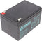 Kung Long WPL12-12 F2 Longlife lood-vlies accu, 12V, 12Ah met 6,3 mm Faston aansluiting
