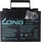 Kung Long WPL45-12N F8 Longlife loodvlies-accu, 12V, 45Ah, M6 binnendraad