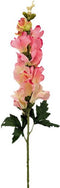 Kunst delphinium tak roze, 80 cm