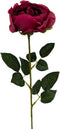 Kunst engelse roos boroodeaux, 59 cm