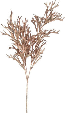 Kunst hertshoorn tak ant.goud, 71 cm