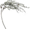Kunst podocarpus tak groen/wit, 120 cm
