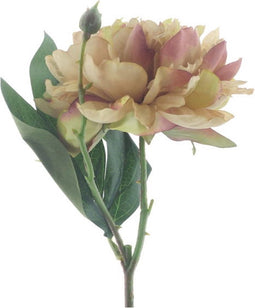 Kunstbloem autumn paeony ischl green, 47 cm