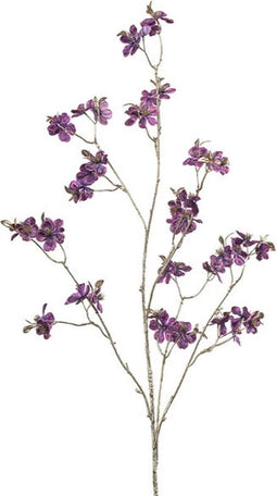 Kunstbloem blossom purple, 118 cm