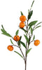 Kunstbloem citrus sinensis kunststof 86.36x15x15 cm oranje 1 stuk