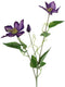 Kunstbloem Clementis 20x15x76 cm prs