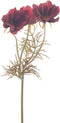 Kunstbloem cosmos burgundy, 28 cm