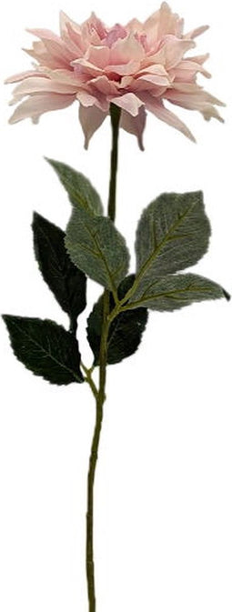 Kunstbloem dahlia l. roze, 58 cm