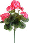 Kunstbloem geranium 45 cm, donkerroze