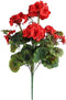Kunstbloem geranium 45 cm, rood