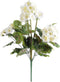 Kunstbloem geranium 45 cm, wit