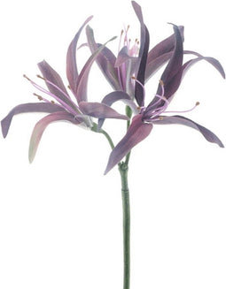 Kunstbloem hoya lily purple, 79 cm
