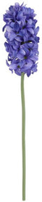 Kunstbloem Hyacinth 42x9x8 cm d.blauw