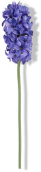 Kunstbloem Hyacinth 42x9x8 cm d.blauw