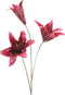 Kunstbloem lily fuchsia, 80 cm