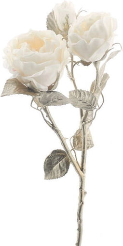 Kunstbloem paeony joakim cream, 59 cm