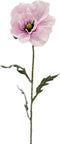 Kunstbloem papaver tak roze, 65 cm