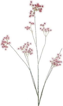 Kunstbloem queen anne lace jari red, 123 cm