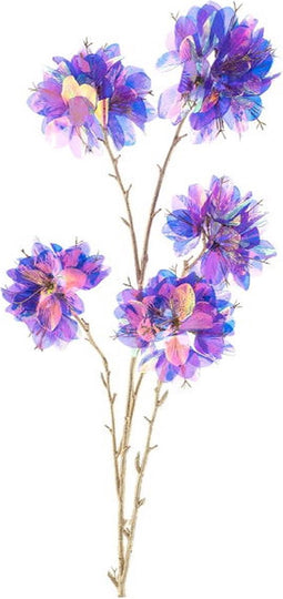 Kunstbloem rhododendron holografic beauty, 113 cm