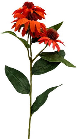 Kunstbloem rudbeckia d.oranje, 62 cm