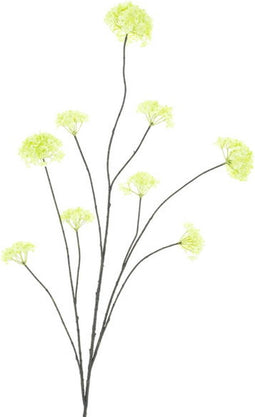 Kunstbloem snowball branche salla green 126 cm
