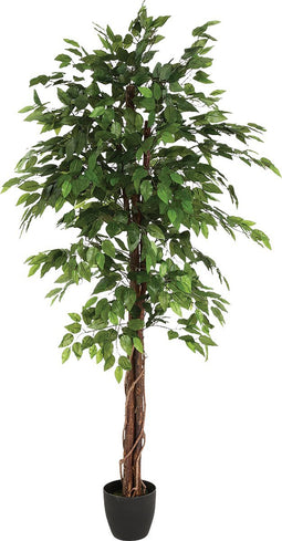 Kunstficus 180 cm - ficus Kunstplant - Kunstplanten voor Binnen - Grote Kunstplant -