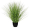 Kunstgras/grasplant kunstplant groen in pot H50 x D40 cm - Kunstplanten/nepplanten