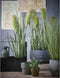 Kunstgras/grasplant kunstplant groen in pot H50 x D40 cm - Kunstplanten/nepplanten