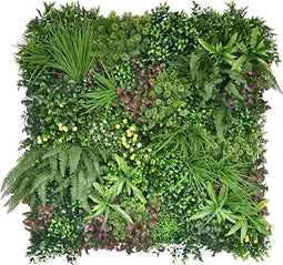 Kunsthaag Mat 100x100 cm - Bonte Planten