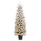 Kunstkerstboom - 249 Takken - 120 Warmwitte LED-Lampjes -150 cm