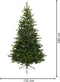 Kunstkerstboom Allison Pine groen 240 cm met 560 LED indoor