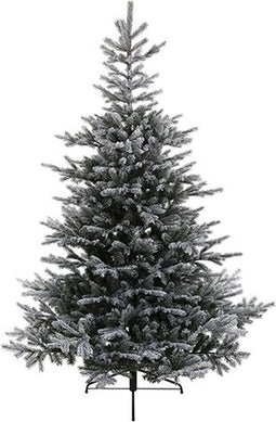 Kunstkerstboom snowy Grandis Fir hinged tree 150cm dia 90 cm