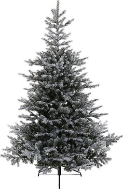 Kunstkerstboom snowy Grandis Fir hinged tree dia 162 cm