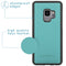 Kunstlederen Portemonnee voor de Samsung Galaxy S9 - Turquoise