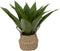 Kunstplant - Agave - Natuurlijke Pot - Hoogte 48cm