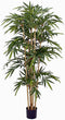 Kunstplant Bamboe Groen - H 180cm - Kunststof pot - Mica Decorations