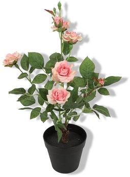 Kunstplant Camellia 25x20x49 cm roze