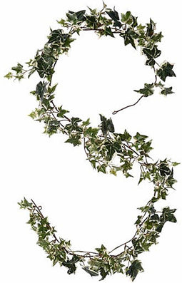Kunstplant Hedera Guirlande Groen-bont - L 180cm - Mica Decorations