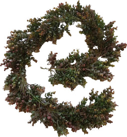 Kunstslinger Eucalyptus Guirlande Rood/Groen - 190 cm