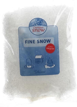 Kunstsneeuw fijn 100% PE 350gram wit