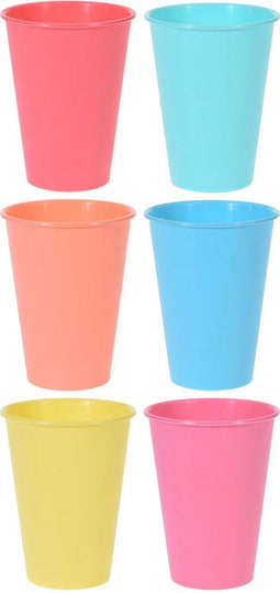 Kunststof Drinkbekers - Set van 6 - 400 ml