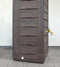Kunststof Regenton Woody 230L - Houteffect - Muur model - DonkerBruin